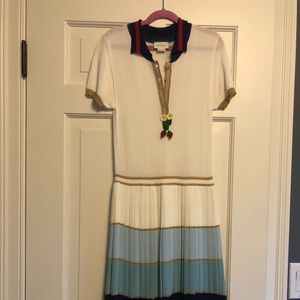 GUCCI Girls  pleated knit dress - 12Y